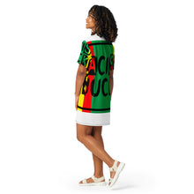 Racism Sucks Rasta Print T-shirt dress