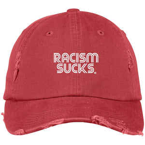 Racism Sucks Distressed Dad Cap