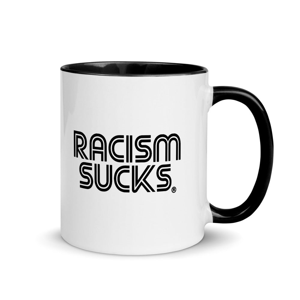 Classic Racism Sucks Mug with Color Inside