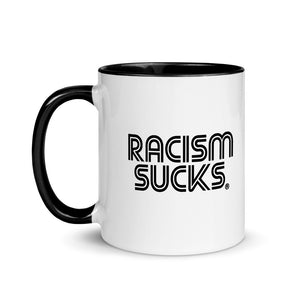 Classic Racism Sucks Mug with Color Inside